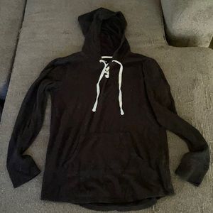 Black small hoodie